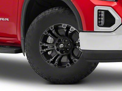 Fuel Wheels Vapor Matte Black Double Dark Tint 6-Lug Wheel; 18x9; 1mm Offset (19-25 Sierra 1500)