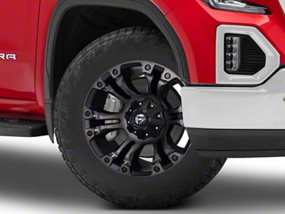 Fuel Wheels Vapor Matte Black Double Dark Tint 6-Lug Wheel; 20x9; 2mm Offset (19-25 Sierra 1500)