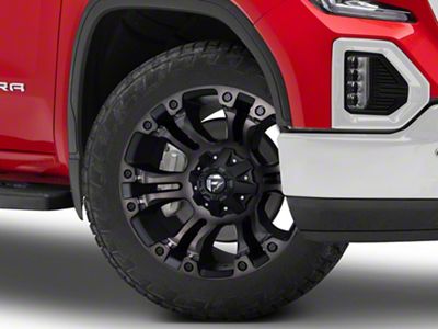 Fuel Wheels Vapor Matte Black Double Dark Tint 6-Lug Wheel; 22x10; -19mm Offset (19-25 Sierra 1500)