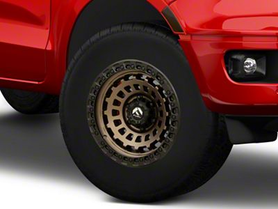 Fuel Wheels Zephyr Matte Bronze with Black Bead Ring 6-Lug Wheel; 17x9; 1mm Offset (19-25 Sierra 1500)