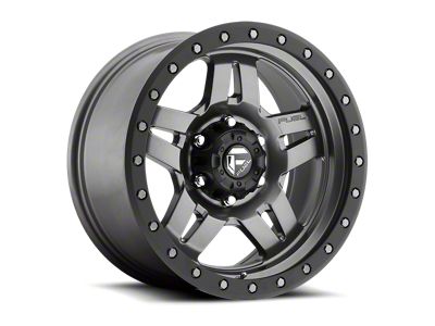 Fuel Wheels Anza Matte Gunmetal 8-Lug Wheel; 18x9; 1mm Offset (07-10 Sierra 2500 HD)