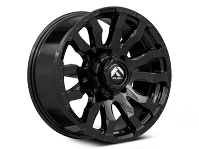 Fuel Wheels Blitz Gloss Black 8-Lug Wheel; 18x9; -12mm Offset (20-25 Sierra 2500 HD)
