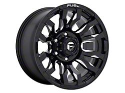 Fuel Wheels Blitz Gloss Black Milled 8-Lug Wheel; 18x9; 20mm Offset (20-24 Sierra 2500 HD)