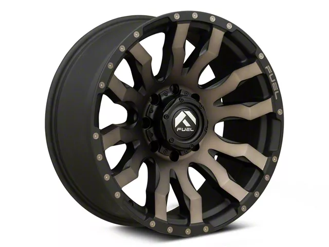 Fuel Wheels Blitz Matte Black Double Dark Tint 8-Lug Wheel; 20x9; 1mm Offset (20-24 Sierra 2500 HD)