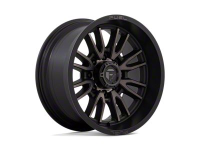 Fuel Wheels Clash Matte Black Double Dark Tint 8-Lug Wheel; 20x10; -18mm Offset (20-25 Sierra 2500 HD)