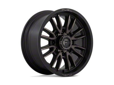 Fuel Wheels Clash Matte Black Double Dark Tint 8-Lug Wheel; 20x9; 20mm Offset (20-25 Sierra 2500 HD)