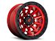 Fuel Wheels Covert Candy Red 8-Lug Wheel; 18x9; 20mm Offset (20-24 Sierra 2500 HD)