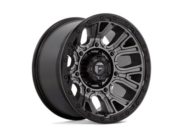 Fuel Wheels FF09D Matte Black Milled 8-Lug Wheel; 22x12; -50mm Offset (20-24 Sierra 2500 HD)