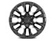 Fuel Wheels Flame Blackout 8-Lug Wheel; 20x9; 1mm Offset (20-24 Sierra 2500 HD)