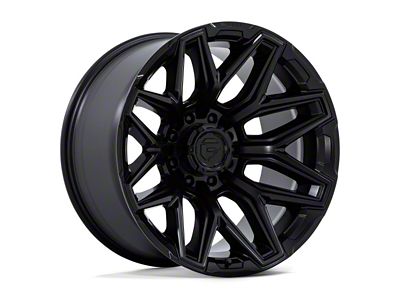 Fuel Wheels Flux Blackout 8-Lug Wheel; 20x9; 1mm Offset (07-10 Sierra 2500 HD)