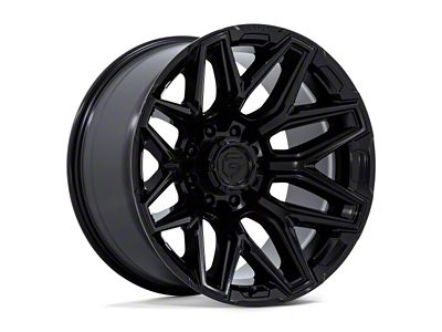 Fuel Wheels Flux Gloss Black 8-Lug Wheel; 20x9; 1mm Offset (07-10 Sierra 2500 HD)