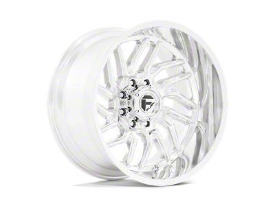 Fuel Wheels Hurricane Polished Milled 8-Lug Wheel; 24x12; -44mm Offset (20-25 Sierra 2500 HD)