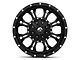 Fuel Wheels Krank Matte Black Milled 8-Lug Wheel; 18x9; 1mm Offset (07-10 Sierra 2500 HD)