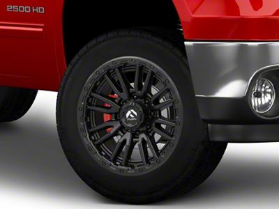 Fuel Wheels Rebel Matte Black 8-Lug Wheel; 20x10; -18mm Offset (07-10 Sierra 2500 HD)