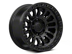 Fuel Wheels Rincon Matte Black with Gloss Black Lip 8-Lug Wheel; 18x9; 1mm Offset (20-26 Sierra 2500 HD)