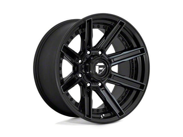 Fuel Wheels Rogue Gloss Machined Double Dark Tint 8-Lug Wheel; 20x10; -18mm Offset (20-24 Sierra 2500 HD)