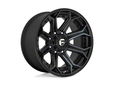 Fuel Wheels Siege Gloss Machined Double Dark Tint 8-Lug Wheel; 22x12; -44mm Offset (20-25 Sierra 2500 HD)