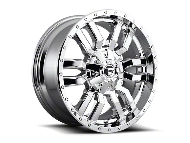 Fuel Wheels Sledge Chrome 8-Lug Wheel; 20x10; -18mm Offset (20-24 Sierra 2500 HD)