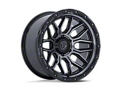 Fuel Wheels Surge Gloss Black Machined with Gray Tint 8-Lug Wheel; 18x9; 1mm Offset (20-26 Sierra 2500 HD)