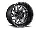 Fuel Wheels Triton Gloss Black Milled 8-Lug Wheel; 20x9; 20mm Offset (20-24 Sierra 2500 HD)
