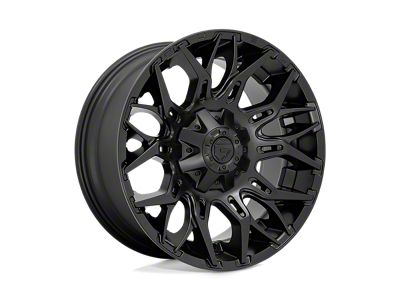 Fuel Wheels Twitch Blackout 8-Lug Wheel; 20x9; 1mm Offset (07-10 Sierra 2500 HD)