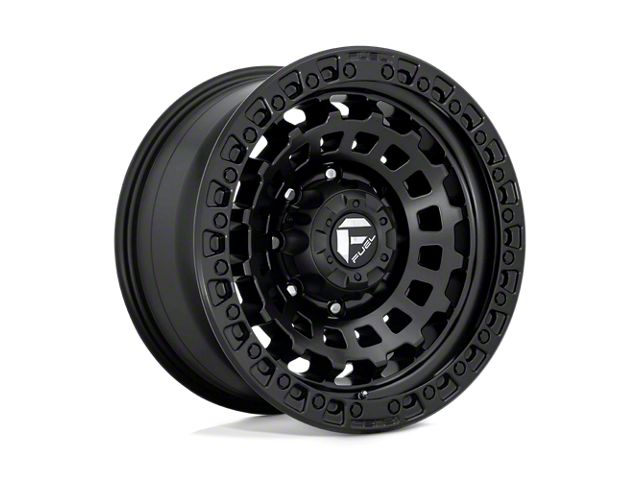 Fuel Wheels Zephyr Matte Black 8-Lug Wheel; 17x9; 1mm Offset (07-10 Sierra 2500 HD)