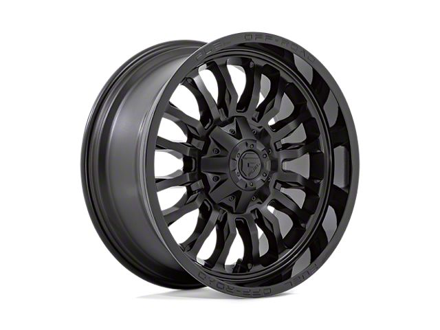 Fuel Wheels Arc Blackout 8-Lug Wheel; 20x9; 1mm Offset (07-10 Sierra 3500 HD SRW)