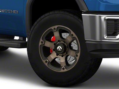 Fuel Wheels Beast Matte Black Double Dark Tint 8-Lug Wheel; 18x9; 1mm Offset (20-25 Sierra 3500 HD SRW)