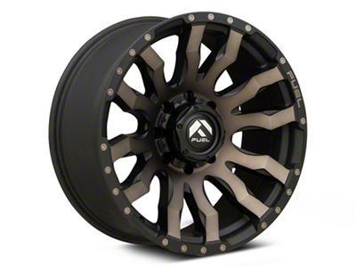 Fuel Wheels Blitz Matte Black Double Dark Tint 8-Lug Wheel; 20x9; 1mm Offset (20-25 Sierra 3500 HD SRW)
