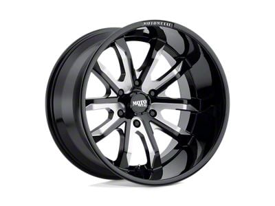 Fuel Wheels Blitz Matte Black Double Dark Tint 8-Lug Wheel; 22x12; -44mm Offset (07-10 Sierra 3500 HD SRW)