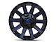 Fuel Wheels Contra Gloss Black with Blue Tint Clear 8-Lug Wheel; 20x9; 20mm Offset (07-10 Sierra 3500 HD SRW)