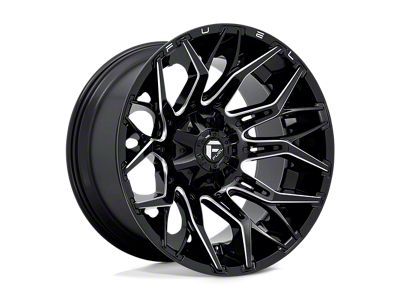 Fuel Wheels Crush Gloss Machined Double Dark Tint 8-Lug Wheel; 20x9; 20mm Offset (20-25 Sierra 3500 HD SRW)
