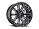Fuel Wheels Diesel Gloss Black Milled 8-Lug Wheel; 20x10; -18mm Offset (07-10 Sierra 3500 HD SRW)