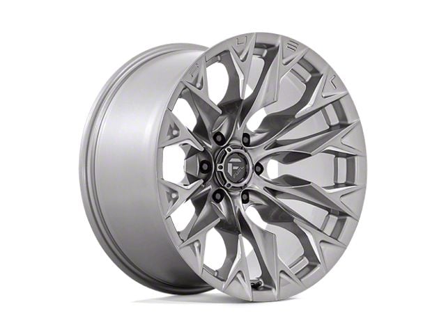 Fuel Wheels Flame Platinum 8-Lug Wheel; 20x10; -18mm Offset (07-10 Sierra 3500 HD SRW)