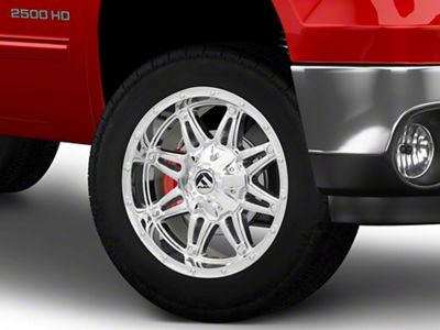 Fuel Wheels Hostage Chrome 8-Lug Wheel; 20x9; 1mm Offset (07-10 Sierra 3500 HD SRW)
