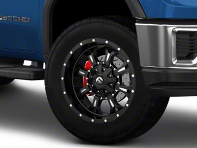 Fuel Wheels Krank Matte Black Milled 8-Lug Wheel; 20x10; -12mm Offset (20-26 Sierra 3500 HD SRW)