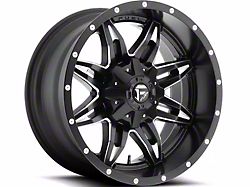 Fuel Wheels Lethal Matte Black Milled 8-Lug Wheel; 20x9; 20mm Offset (20-26 Sierra 3500 HD SRW)