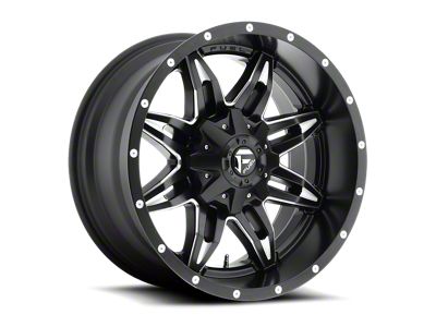 Fuel Wheels Lethal Matte Black Milled 8-Lug Wheel; 20x10; -12mm Offset (07-10 Sierra 3500 HD SRW)