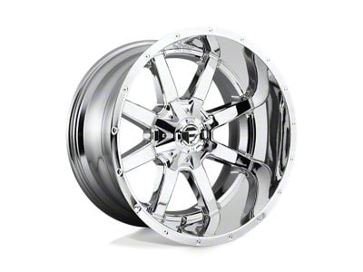 Fuel Wheels Maverick Chrome 8-Lug Wheel; 17x9; 1mm Offset (07-10 Sierra 3500 HD SRW)
