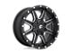 Fuel Wheels Maverick Matte Black Milled 8-Lug Wheel; 22x14; -76mm Offset (07-10 Sierra 3500 HD SRW)