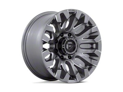 Fuel Wheels Quake Platinum 8-Lug Wheel; 18x9; 1mm Offset (20-25 Sierra 3500 HD SRW)
