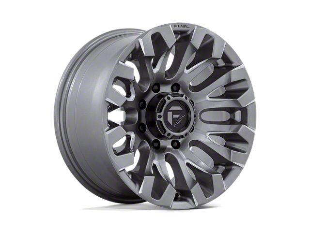 Fuel Wheels Quake Platinum 8-Lug Wheel; 18x9; 1mm Offset (20-24 Sierra 3500 HD SRW)