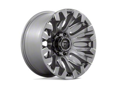 Fuel Wheels Quake Platinum 8-Lug Wheel; 20x10; -18mm Offset (20-24 Sierra 3500 HD SRW)