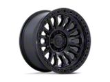 Fuel Wheels Rincon Matte Black with Gloss Black Lip 8-Lug Wheel; 20x10; -18mm Offset (20-26 Sierra 3500 HD SRW)