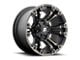 Fuel Wheels Vapor Matte Black Double Dark Tint 8-Lug Wheel; 20x9; 1mm Offset (07-10 Sierra 3500 HD SRW)