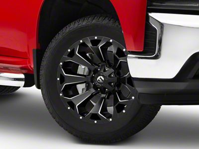 Fuel Wheels Assault Matte Black Milled 6-Lug Wheel; 20x9; 19mm Offset (19-24 Silverado 1500)