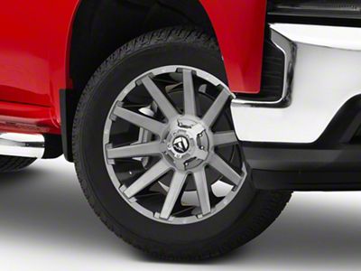 Fuel Wheels Contra Platinum Brushed Gunmetal 6-Lug Wheel; 20x9; 2mm Offset (19-25 Silverado 1500)