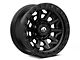 Fuel Wheels Covert Matte Black 6-Lug Wheel; 18x9; 1mm Offset (19-24 Silverado 1500)