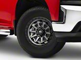 Fuel Wheels Covert Matte Gunmetal with Black Bead Ring 6-Lug Wheel; 17x8.5; 14mm Offset (19-26 Silverado 1500)
