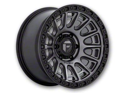Fuel Wheels Cycle Matte Gunmetal 6-Lug Wheel; 17x9; -12mm Offset (14-18 Silverado 1500)